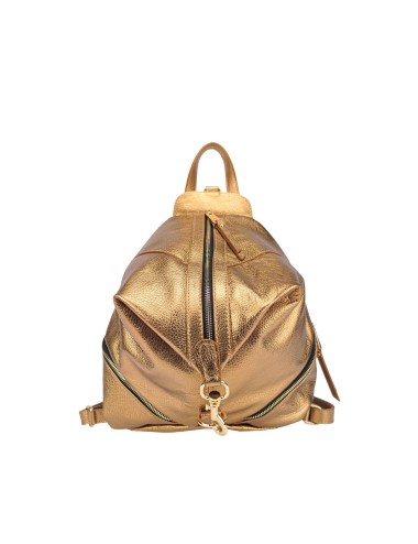 Zaino in Pelle Conciata al Naturale - Bronzo