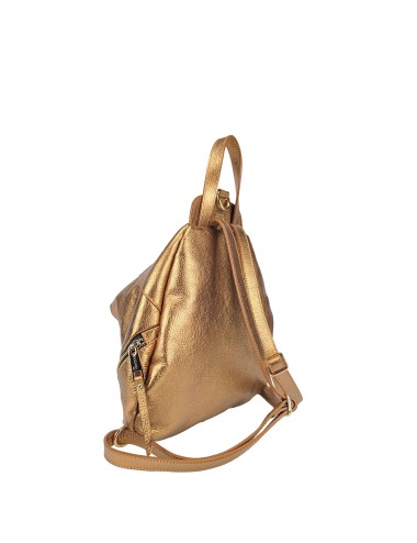 Zaino in Pelle Conciata al Naturale - Bronzo