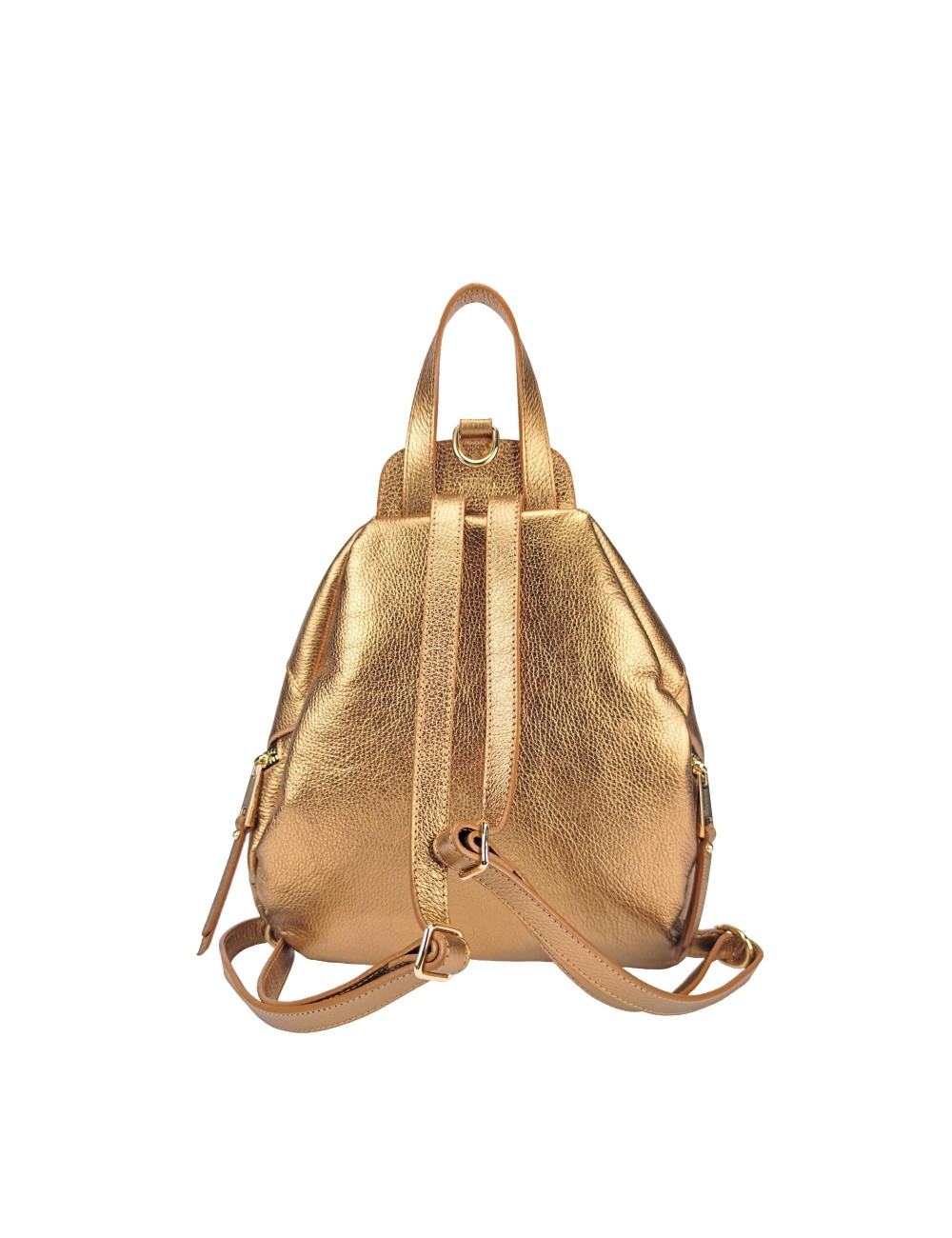 Zaino in Pelle Conciata al Naturale - Bronzo