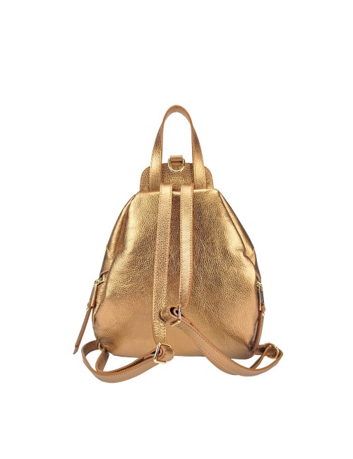 Zaino in Pelle Conciata al Naturale - Bronzo