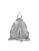 Backpack in Leather - Iron