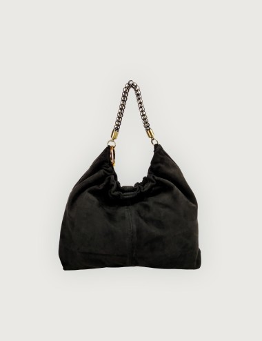Ewa Simbol in Suede - Nero