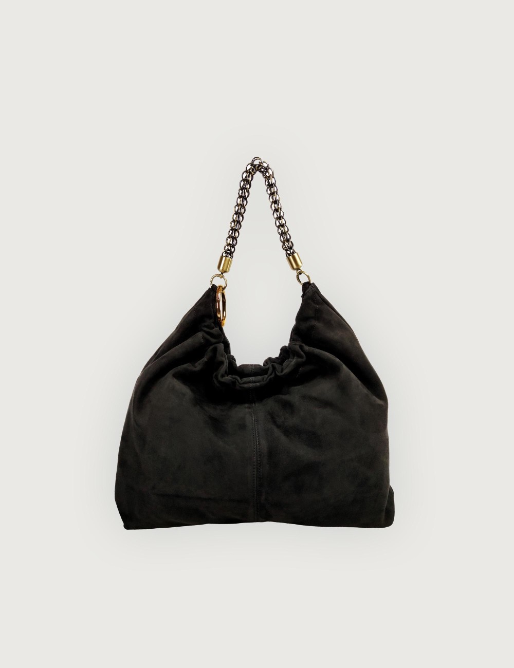 Ewa Simbol in Suede - Nero