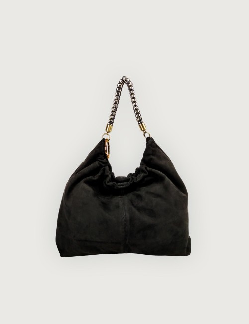 Ewa Simbol in Suede - Nero