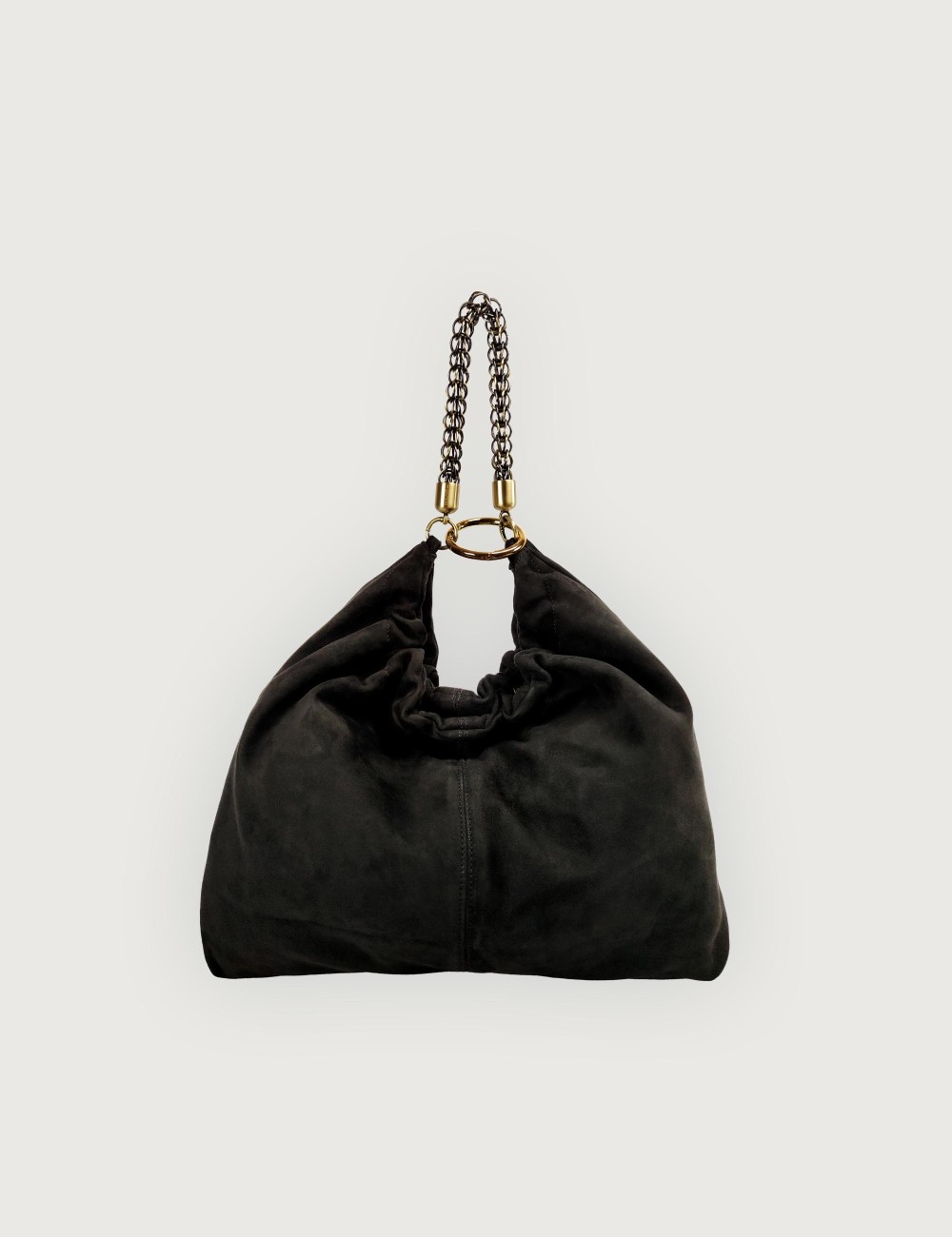 Ewa Simbol in Suede - Nero