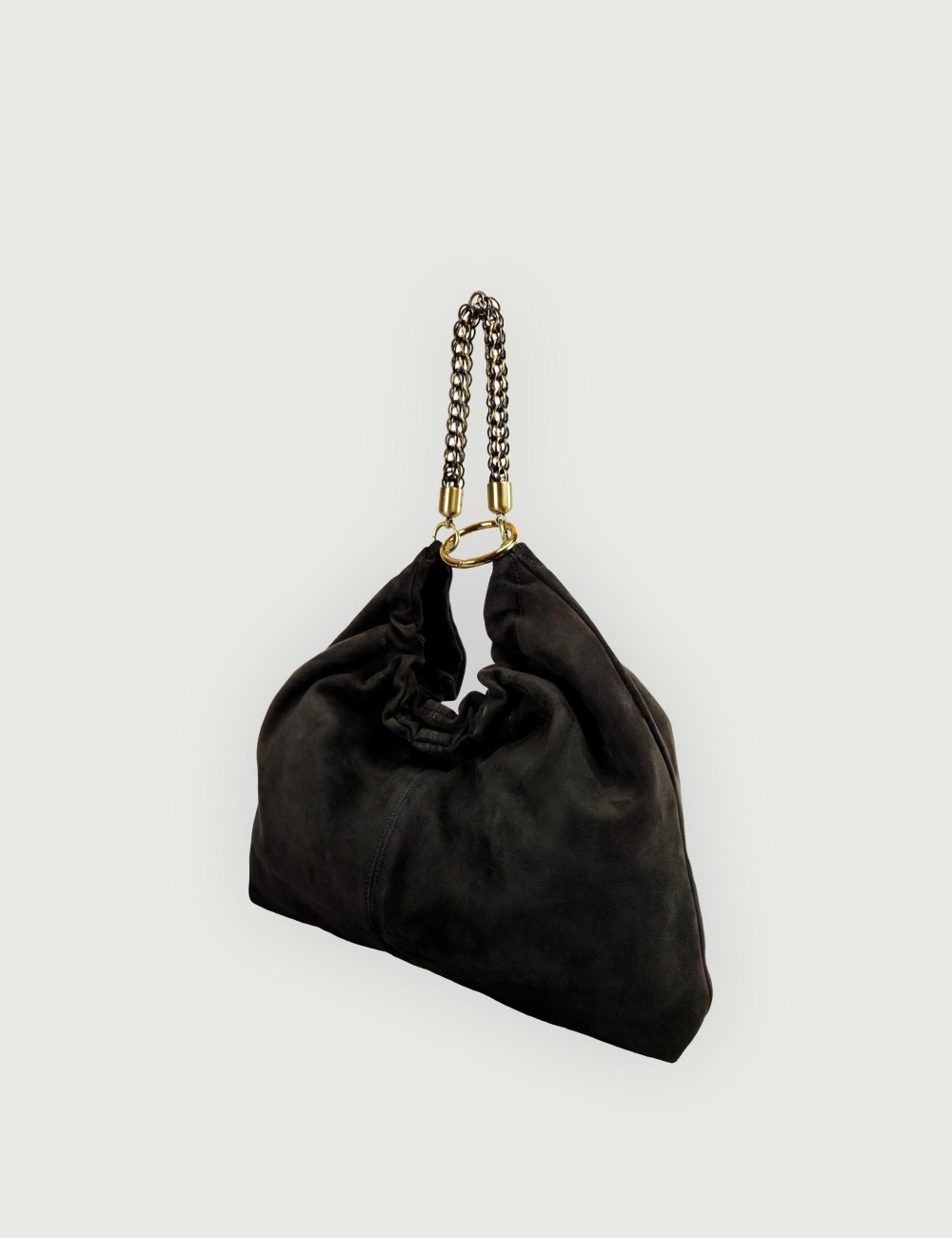 Ewa Simbol in Suede - Nero