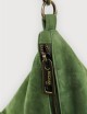 Borsa a Mano Grande Ewa in Suede - Malva