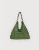 Borsa a Mano Grande Ewa in Suede - Malva