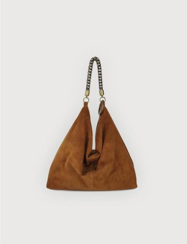 Ewa in Suede with Brushed Bronze Details - Lat color