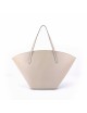 Borsa a Spalla Pulse in Pelle Nude Media